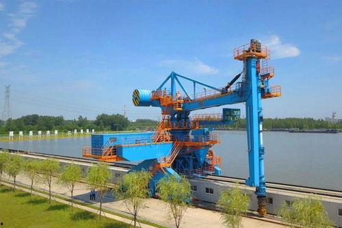 国产螺旋卸船机视频